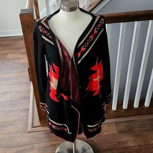 Multi print cardigan